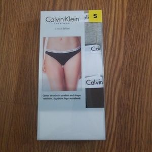 Calvin Klein Women's Bikini Cotton Panties S